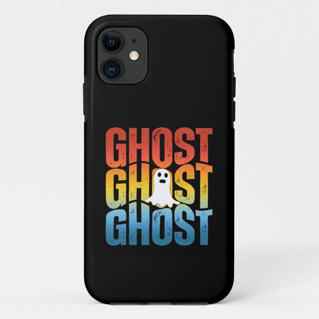 CAPA PARA iPhone 11 HALLOWEEN FANTASMA FANTASMA FANTASMA (Verso)