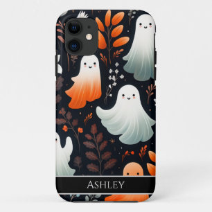 Capa Para iPhone 11 Halloween - Fantasma Ghost Boho Personalizado