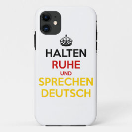 Capa Para iPhone 11 Halten Ruhe und Sprechen Deutsch