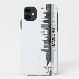 Capa Para iPhone 11 Hamburgo skyline iPhone 5 sleeve/Case