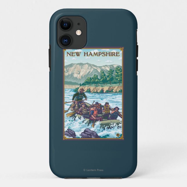 Capa Para iPhone 11 HampshireRiver novo que transporta a cena (Verso)
