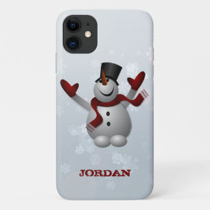 Capa Para iPhone 11 Happy Snowman