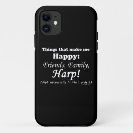 Capa Para iPhone 11 Harp Me Torna Feliz