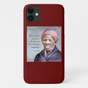 Capa Para iPhone 11 Harriet Tubman & Citação