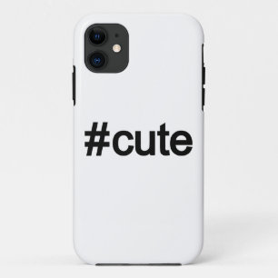 Capa Para iPhone 11 Hashtag # Cute