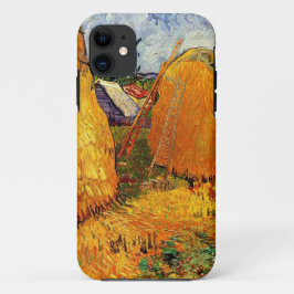 Capa Para iPhone 11 Haystacks em Provence por Van Gogh.