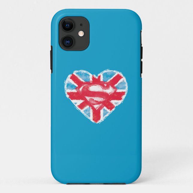 Capa Para iPhone 11 Heart British S-Shield (Verso)