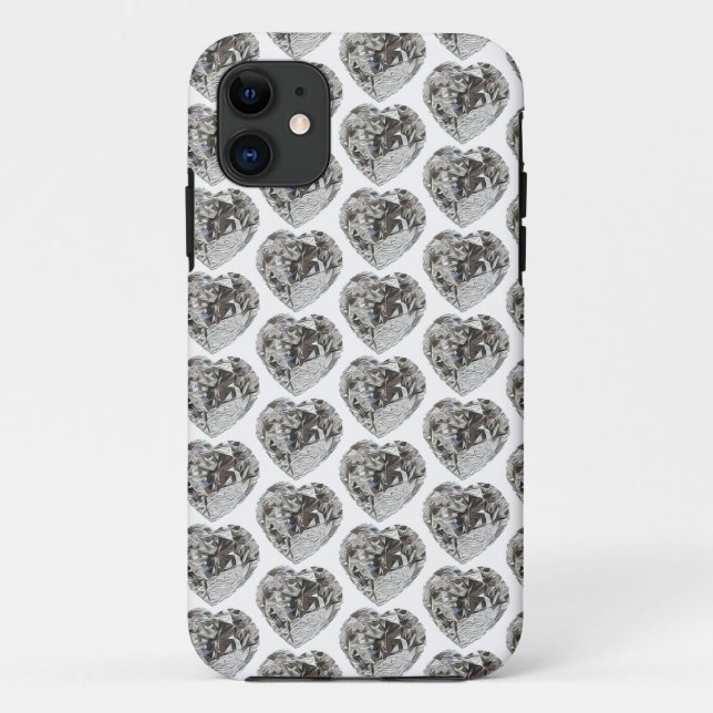 Capa Para iPhone 11 Heart Diamond (Verso)