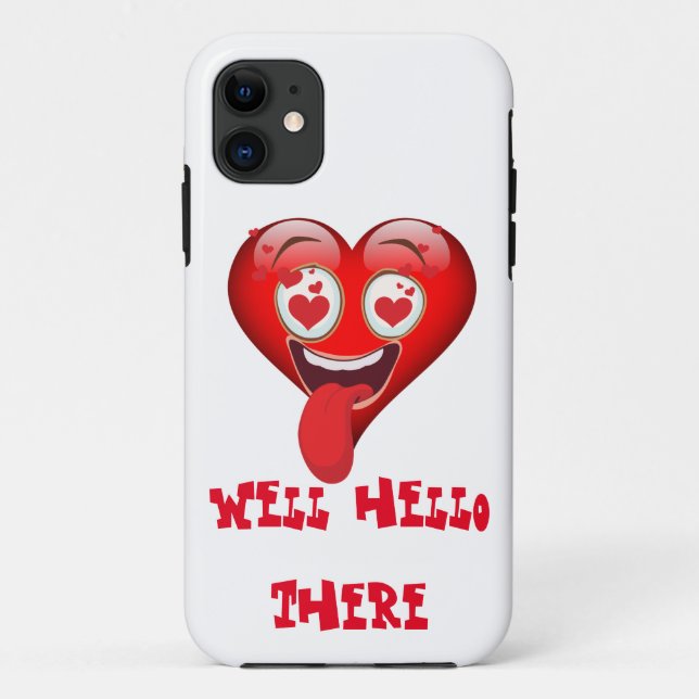 Capa Para iPhone 11 Heart Emoji (Verso)