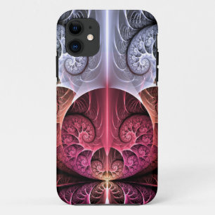 Capa Para iPhone 11 Heartbeat, Abstrato Surreal Fantasy Arte Fractal