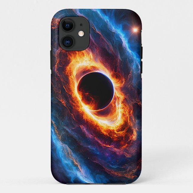 Capa Para iPhone 11 Helionis - Nebula e Galáxias (Verso)