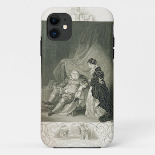 Capa Para iPhone 11 Henry VIII e Catherine Parr, no jogo Henry V
