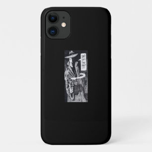 Capa Para iPhone 11 Herói do romance gráfico apontando uma arma