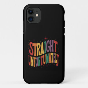 Capa Para iPhone 11 Hetero Infelizmente Groovy Orgulho LGBTQ Gay