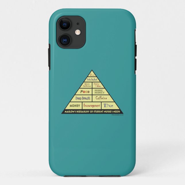 Capa Para iPhone 11 Hierarquia de Maslows de necessidades da (Verso)