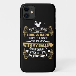 Capa Para iPhone 11 Hillarie Golf Driver Dizendo