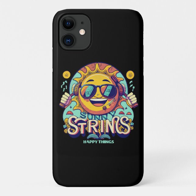 Capa Para iPhone 11 hip hop sun (Verso)