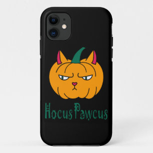 Capa Para iPhone 11 Hocus pawcus Halloween abóbora gengibre magia