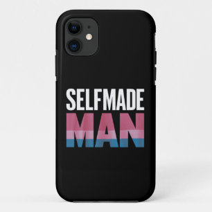 Capa Para iPhone 11 Homem Autodidata Transgênero Bandeira Orgulho Tran