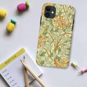 Capa Para iPhone 11 Honeysuckle Vine Greenery William Morris
