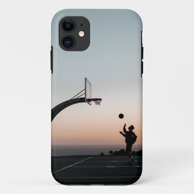 Capa Para iPhone 11 Hoop de basquete incrível (Verso)