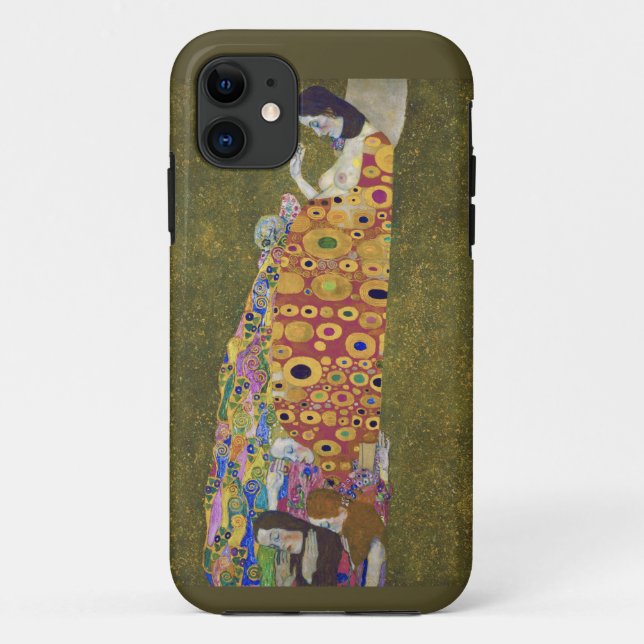 Capa Para iPhone 11 Hope, Gustav Klimt (Verso)