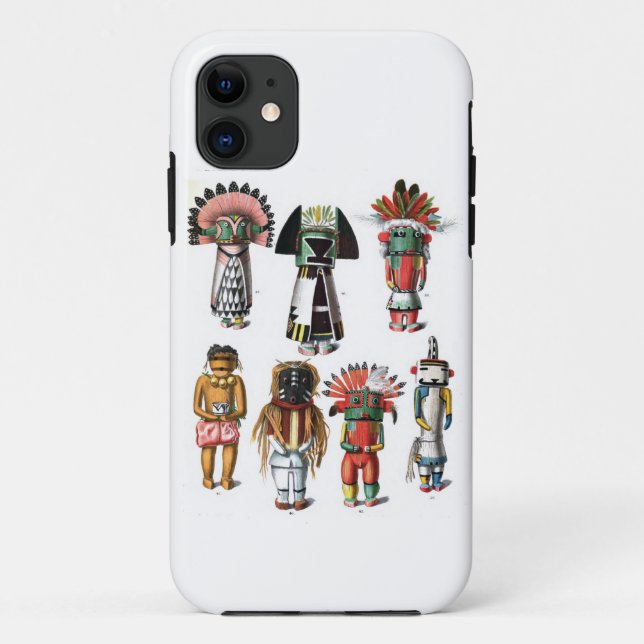 Capa Para iPhone 11 Hopi Kachinas, 1894 (Verso)