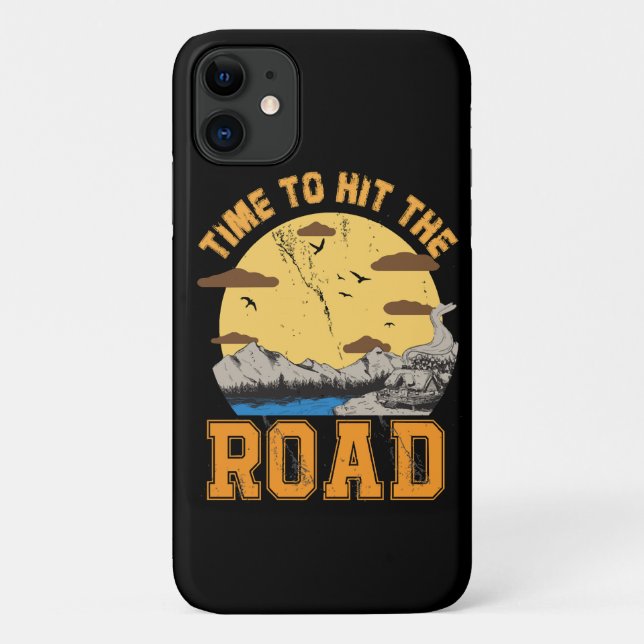 Capa Para iPhone 11 Hora de Bater Estrada  (Verso)