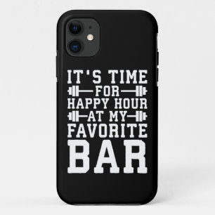 Capa Para iPhone 11 Hora Feliz No Meu Bar Favorito - Inspiração Gym