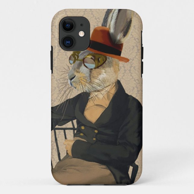 Capa Para iPhone 11 Horatio Hare em Cadeira (Verso)