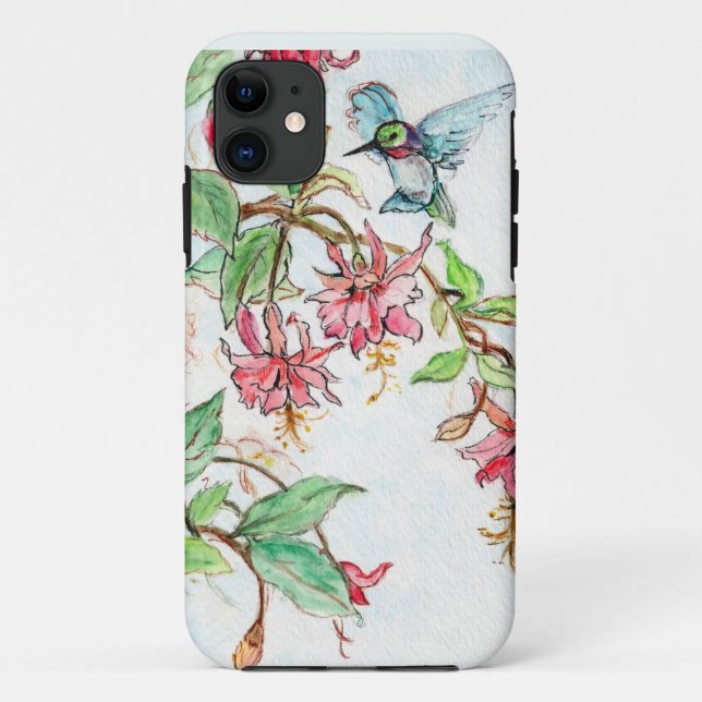 Capa Para iPhone 11 Hummingbird (Verso)