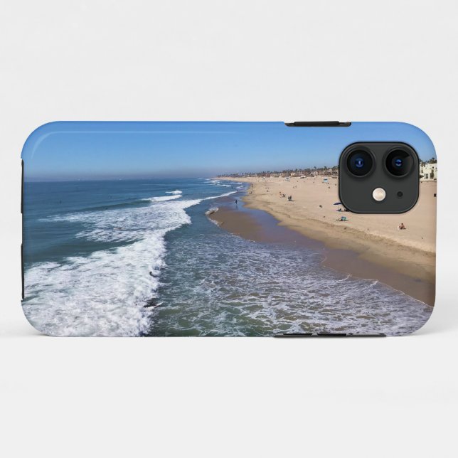 Capa Para iPhone 11 Huntington Beach, Califórnia (Verso (horizontal))