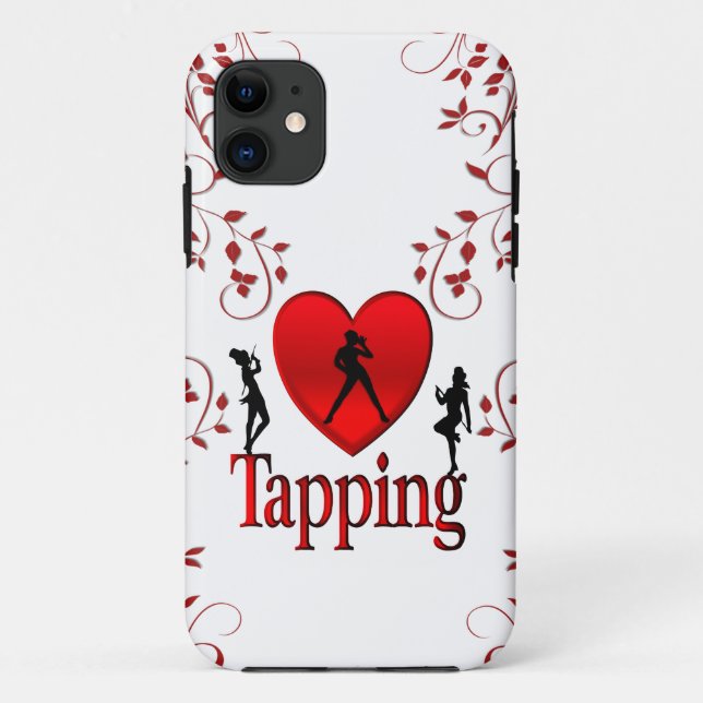 Capa Para iPhone 11 I Heart Tap Dance (Verso)