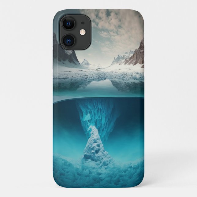 Capa Para iPhone 11 Icy Mountain View (Verso)