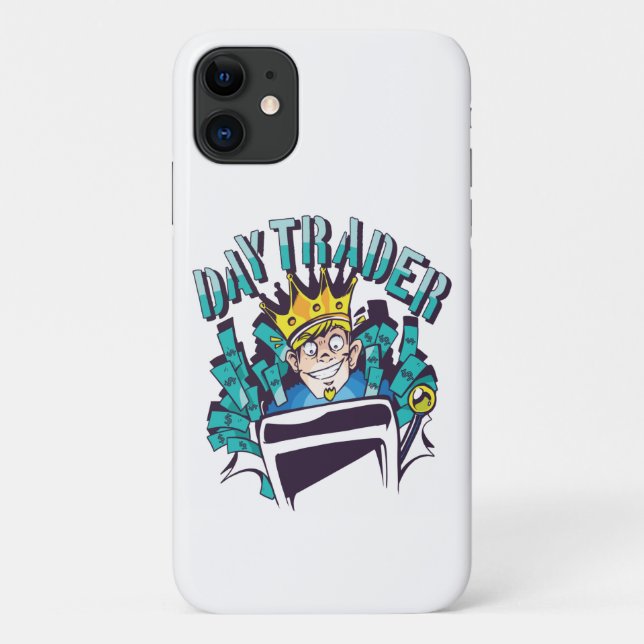 Capa Para iPhone 11 Ideia de Presente para Negociantes Intradiários (Verso)