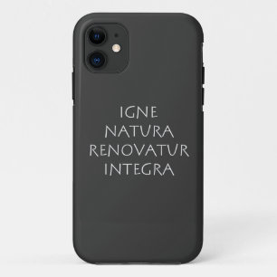 Capa Para iPhone 11 Igne natura renovatur integra