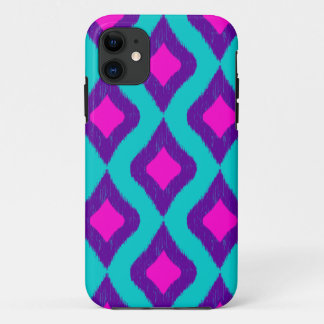Capa Para iPhone 11 Ikat inspirou o teste padrão