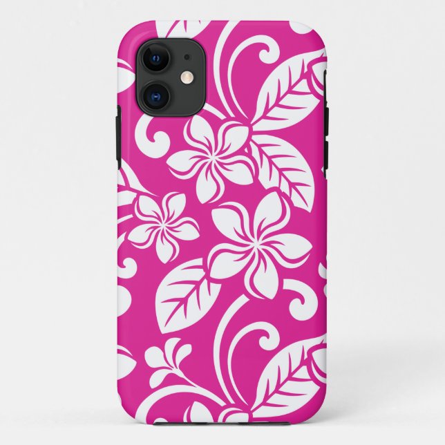 CAPA PARA iPhone 11 ILHA PLUMERIA (PINCO QUENTE) (Verso)