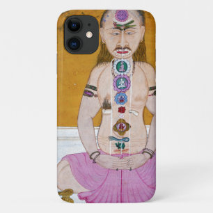 Capa Para iPhone 11 Ilustração Chakra Yoga para Meditação