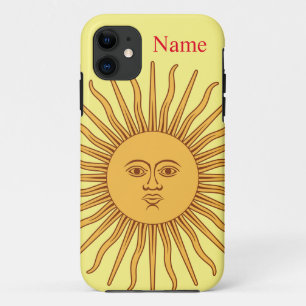Capa Para iPhone 11 Ilustração de arte com face Sun Thunder_Cove