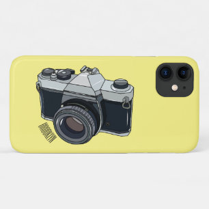 Capa Para iPhone 11 Ilustração de desenho animado com câmera de filme