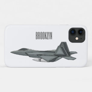 Capa Para iPhone 11 Ilustração de desenho animado de aeronaves de comb