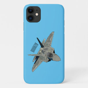 Capa Para iPhone 11 Ilustração de desenho animado de aeronaves de comb