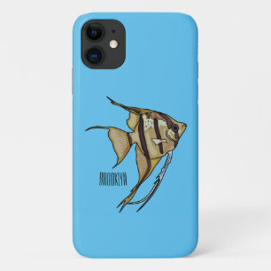 Capa Para iPhone 11 Ilustração de desenho animado de Angelfish