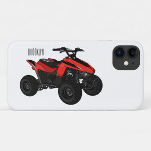 Capa Para iPhone 11 Ilustração de desenho animado de bicicleta atv