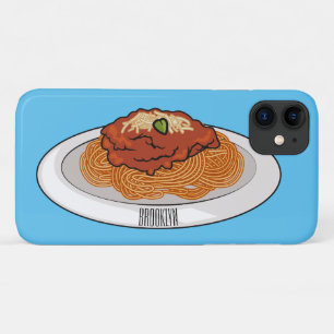 Capa Para iPhone 11 Ilustração de desenho animado de espaguete