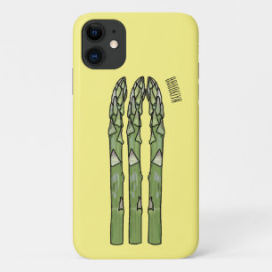 Capa Para iPhone 11 Ilustração de desenho animado de espargos