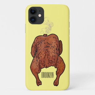 Capa Para iPhone 11 Ilustração de desenho animado de frango assado