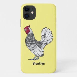 Capa Para iPhone 11 Ilustração de desenho animado de frango Sebright