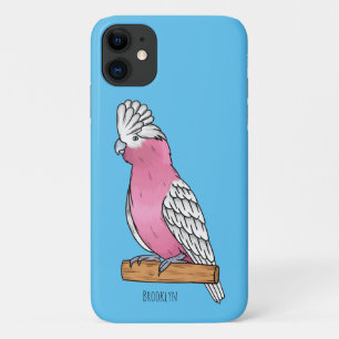 Capa Para iPhone 11 Ilustração de desenho animado de galah bird